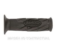 Envío gratis puños domino scooter con logo negros abiertos abiertos d 22 mm l