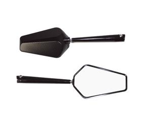 Envío gratis retrovisor de manillar highsider pro prato-negro-pareja para moto