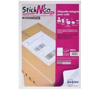 Envíos Avery Stick'ngo etiquetas 100 x 164 mm 113 Blanca