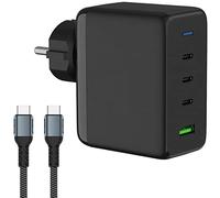 envircell Cargador USB C 150W, Carga Rápida PD+QC Pared, Adaptador Móvil | Enchufe Tipo C GaN Charger, Compatible iPhone 17 16 15 14 13 12 11 Pro Max Plus, Pad