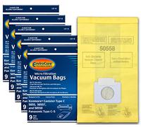 EnviroCare, Bolsas de repuesto para aspiradora diseñadas para adaptarse a Kenmore Canister tipo C o Q 50555, 50558, 50557 y Panasonic tipo C-5, 45 unidades