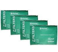 EnviroCare Conos de filtro de vacío de repuesto hechos para aspiradoras Filter Queen 48 conos