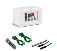 ENVIRON - TC110 control solar con sonda Set | 3 sistemas de instalación | regulador regulador de diferencia de temperatura piscina solar térmica sistema de control solar de agua caliente regulador