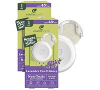 Enviroscent Ambientador no tóxico* Plug-In Plug Hub® Kit para el hogar | Ambientador no tóxico* con aroma a té de lavanda y miel, se adapta a tomas estándar para uso diario, apto para mascotas con