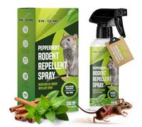 ENVOLME - Ahuyentador de Ratas - Repelentes Ratones - Anti Roedores Coche - Spray Repelente Roedores - Aceite de Menta para Ratas - No Tóxico e Ingredientes Naturales