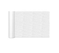 Envoltorio decorativo for fiesta de cumpleaños y boda, papel de envolver en forma de panal, embalaje de paquetes, materiales artísticos for manualidades(White,30 * 500cm)