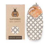 Envoltorios encerados con cera de abeja de SuperBee | Envoltorio de cera Papi Grande XXL | Meadow | Reusable, Eco amigable, Envoltorio para alimento cero residuo.