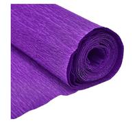 Envoltorios para regalos, Papel de regalo Multicolor 50x250cm Rollo papel crepé arrugado Regalo decoración floral DIY(Dark purple)