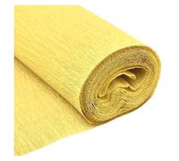 Envoltorios para regalos, Papel de regalo Multicolor 50x250cm Rollo papel crepé arrugado Regalo decoración floral DIY(Yellow)
