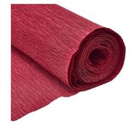 Envoltorios para regalos, Papel de regalo Multicolor 50x250cm Rollo papel crepé arrugado Regalo decoración floral DIY(Red)