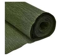 Envoltorios para regalos, Papel de regalo Multicolor 50x250cm Rollo papel crepé arrugado Regalo decoración floral DIY(ArmyGreen)