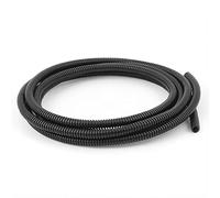 Envoltura de Cable en Espiral de Nailon de Primera Calidad: Tubo Corrugado Duradero for aislar y organizar el arnés de Cables del automóvil.(5mx10mm Opening)