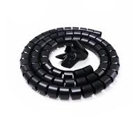 Envoltura de cable en espiral, Organizador de línea tubo cubierta 1 metro, protección tubería, cable bobinado, protector alambre(Green,8mm inside diameter)