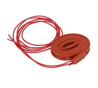 Envoltura de Calentador Flexible ,Aislamiento Confiable 80W Alambre de Aleación de Cromo Y Níquel Cinturón de Calentamiento de Silicona Resistente Al Calor para Bomba de Agua para Tubería(#2)