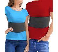 Envoltura de costillas | Carpeta de pecho para reducir el dolor | Cinturón de soporte de compresión para el pecho para ayudar a lesiones musculares, costillas magulladas | Soporte transpirable para