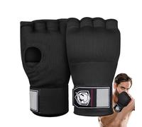 Envoltura de mano para boxeo: envolturas de medio dedo que absorben golpes, guantes de entrenamiento versátiles, diseño portátil ligero | para artes marciales, práctica de boxeo, M