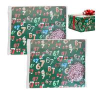 Envoltura de Navidad, suministros de manualidades, 67 patrones divertidos, rollos de papel de Papá Noel, para fiestas, baby shower, proyectos de boda, eventos, oficina, escuela, familia, amigos