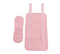 Envoltura de Paquete de Aceite de Ricino, Envoltura de Aceite de Ricino Lavable Reutilizable Ajustable para Cintura Cuello (PINK)