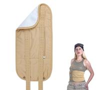 Envoltura de paquete de aceite de ricino: paquete de cuidado corporal y cuello - Banda elástica reutilizable, paquetes de aceite de ricino altamente absorbentes para hombres y mujeres, mejoran la