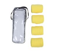 Envoltura de Pierna de Caballo Vendaje de Pierna de Caballo Guardia de Caballo Envoltura Suave Lana de vellón Protector Envoltura de Pierna de Polo para Suministros ecuestres 4pcs (Amarillo)