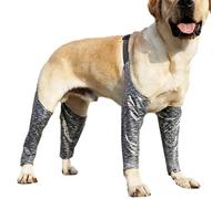 Envoltura de piernas para perros: vendaje curativo impermeable, manguito de apoyo ajustable, ayuda a la movilidad articular, cubierta de pierna resistente a los arañazos, protección duradera y cómoda