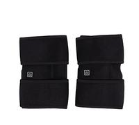 Envoltura de Rodillera Calentada, Fuente de Alimentación USB Portátil 3 Engranajes 2 Uds Almohadilla de Calefacción de Rodilla DC 5V Negro con Gancho Y Bucle para la Circulación Sanguínea