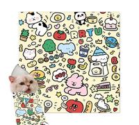 Envoltura de tela para gatos | Adhesivo -Pet - Restricción | Material suave y flexible con diseño plano abierto para un manejo suave | Envoltura multiusos para cuidado, visitas al veterinario