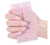 Envoltura de uñas creativas sin necesidad de lámpara, colores brillantes, pegatinas de uñas más seguras para manicura para trabajadores de oficina y amantes de la belleza, envolturas de uñas duraderas