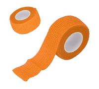 Envoltura de Vendaje Autoadhesiva 10 Rollos Vendaje Elástico Cinta Cohesiva Envoltura de Protección de Dedos para Dedos de los Pies, Cinta de Vendaje de Soporte Deportivo Vendaje Cohesivo(naranja)