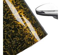 Envoltura De Vinilo Automotriz - Textura De Fibra De Carbono 3D, Película De Salida De Aire Autoadhesivo | Hoja De Embalaje De Automóviles Resistente A Los Arañazos, Opciones De Brillo Y Mate Tono D