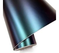 Envoltura de Vinilo de Fibra de Carbono, Envoltura de Vinilo for automóvil, Varios tamaños, Multicolor(Plain Blue Purple 01,20CM X 152CM)