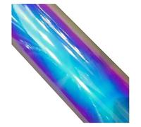 Envoltura de Vinilo de Fibra de Carbono, Envoltura de Vinilo for Coche, Cromo, Arco Iris, holográfico, Verde, Morado, Varios tamaños(Purple,40CM X 135CM)