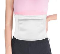 Envoltura estomacal de aceite de ricino | Envoltura de abdomen con aceite de ricino | Envoltura de cuello reutilizable con correa ajustable para mujer Anti fugas de aceite lavable sin desorden
