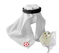 Envoltura para la cabeza de mascota - Envoltura para la cabeza de cachorro del desierto mediterráneo | Decoración de Halloween, accesorios de fotos para perros pequeños, gatos, festivales, fiestas de