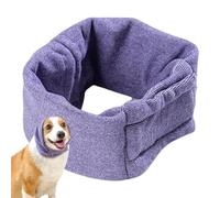 Envoltura para perros | Capucha calmante para perros | Protección contra el ruido, bufanda para orejas de perro para aliviar el estrés, capucha para mascotas para baño, secado y aseo