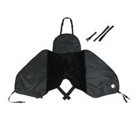 Envoltura para piernas de motocicleta, cubierta protectora resistente al viento, funda impermeable para piernas, delantal inferior del cuerpo con guantes de manillar, escudo de barrera para