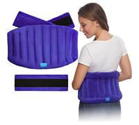 Envoltura térmica extra grande para microondas para espalda baja, cintura, estómago y hombros. Almohadilla de terapia de calor húmedo para alivio instantáneo del dolor en caso de dolores, espasmos