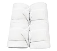 Envolturas de Botas para Botas de Vaquero, 4 Rollos White Ecestrian Piern Wraps Set Caballo Winter Piern Wraps Boots Boots Engrosar la Envoltura la Pierna del Caballo Vellón para el Entrenamiento