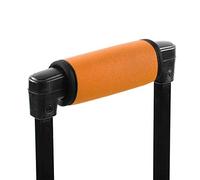 Envolturas de Neopreno para manijas de Equipaje, Cubierta para manija de Maleta, Caja de Viaje Suave Rectangular, Cubierta para manija de Puerta de Coche, empuñaduras envolventes, (Naranja