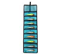Envolturas De Señuelos De Pesca | Organizador De Almacenamiento Portátil Con 10 Bolsillos,Pequeña Enrollable Para Señuelos De Pesca | Hombres Pescadores Aire Libre Agua Salada Kayak Orilla Y Surf