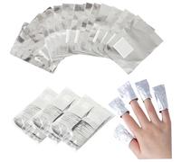 Envolturas de uñas, láminas de uñas de 300 piezas que se remontan, quemador de esmalte con algodón de algodón, no acetona, herramientas de arte, láminas de aluminio de extracción, arte, papel de alum