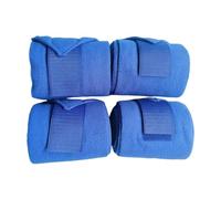 Envolturas para Patas de Caballo - Protectora para espinilleras para Caballos, patrón de Bobina en Espiral Flexible y elástica, Juego de 4 Rollos de 98,43 x 4,72 Pulgadas + 380 g, Correa de ejer
