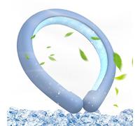 Envolturas portátiles para el cuello, enfriador de cuello Frozens - Envolturas reutilizables para el cuello para un calor extremo - Paquete de hielo de gel manos libres, tubo de enfriamiento del cuell