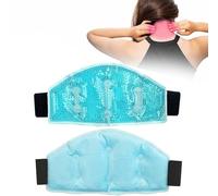 Envolturas refrescantes para el cuello, compresas frías y compresas calientes para lesiones, gel reutilizable, paquete de hielo para cuello, paquetes fríos para deportes, alivio eficaz del cuello