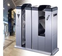 Envolvedora automática de paraguas con soporte dispensador doble y bolsas