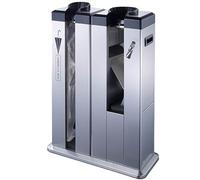 Envolvedora automática de paraguas húmedo con ruedas, ranuras dobles y 200 bolsas, sin esfuerzo, sin enchufes, protección segura para paraguas húmedos en espacios públicos