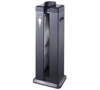 Envolvedora automática de paraguas húmedo con soporte dispensador, incluye 1000 bolsas, diseño portátil con ruedas para una fácil movilidad, ideal para paraguas cortos y largos