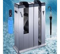 Envolvedora automática de paraguas húmedo, dispensador de acero inoxidable para entradas en hoteles y bancos