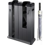 Envolvedora automática de paraguas húmedo portátil con ruedas y soporte dispensador