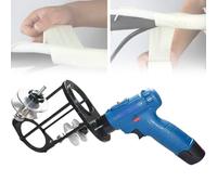 Envolvedora de tubos de aire acondicionado, bobinadora de tubos de cobre, distancia ajustable de 5 a 10 cm, diámetro del agujero de 80 mm para un aislamiento eficiente de tuberías